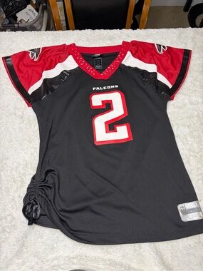 Reebok Women's Size L NFL Rhinestone Jersey Atlanta Falcons Matt Ryan Shirt